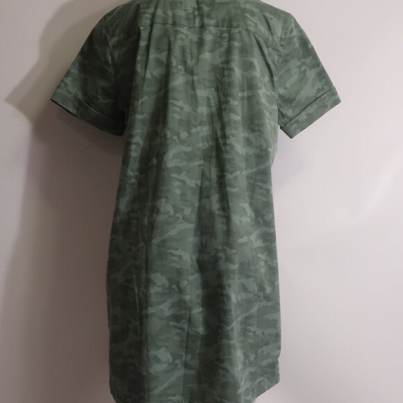 NWT Womens Vineyard Vine Tonal Camo Sage Olive Polo Margo Shirtdress 16 - Picture 13 of 16
